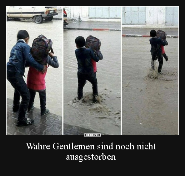 Wahre Gentlemen sind noch nicht ausgestorben.. - Lustige Bilder | DEBESTE.de