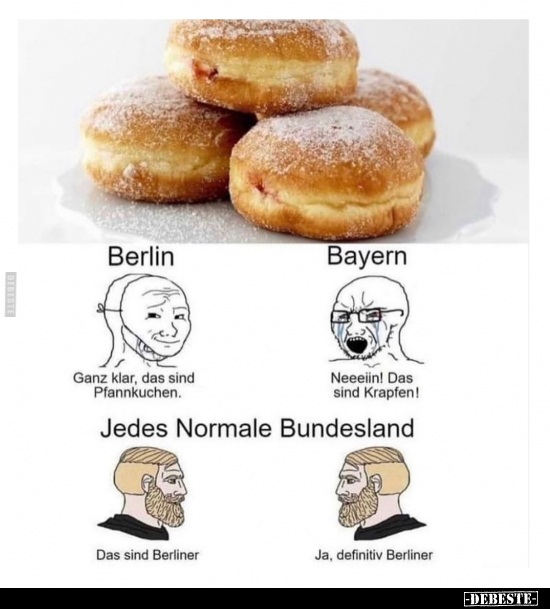 Berlin: Ganz klar, dass sind Pfannkuchen.. - Lustige Bilder | DEBESTE.de