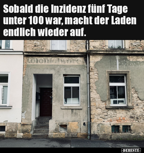 Sobald die Inzidenz fünf Tage unter 100 war, macht der..