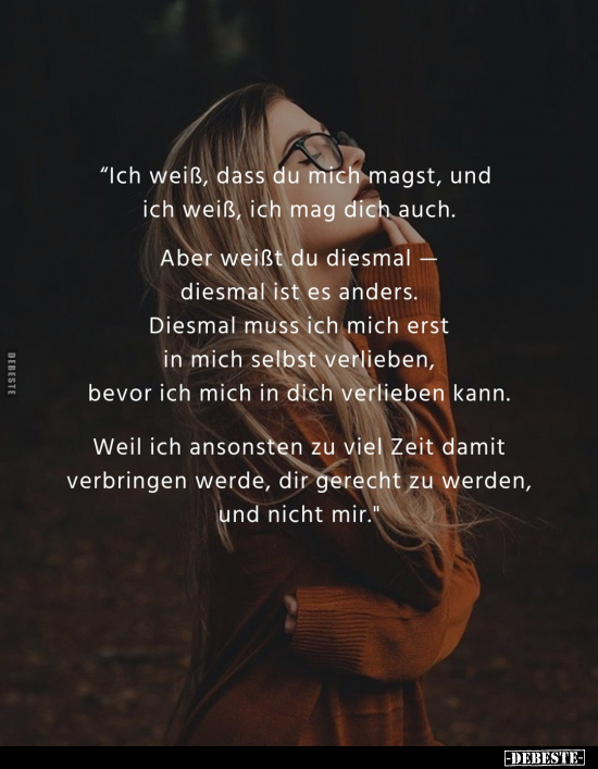 "Ich weiß, dass du mich magst, und ich weiß, ich mag dich.." - Lustige Bilder | DEBESTE.de