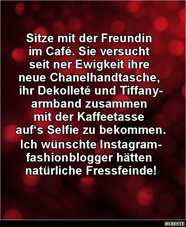 Sitze mit der Freundin im Café... - Lustige Bilder | DEBESTE.de