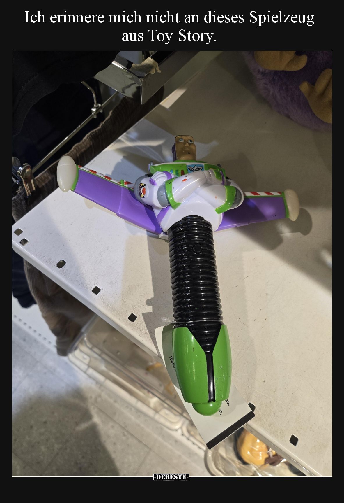 Ich erinnere mich nicht an dieses Spielzeug aus Toy Story.