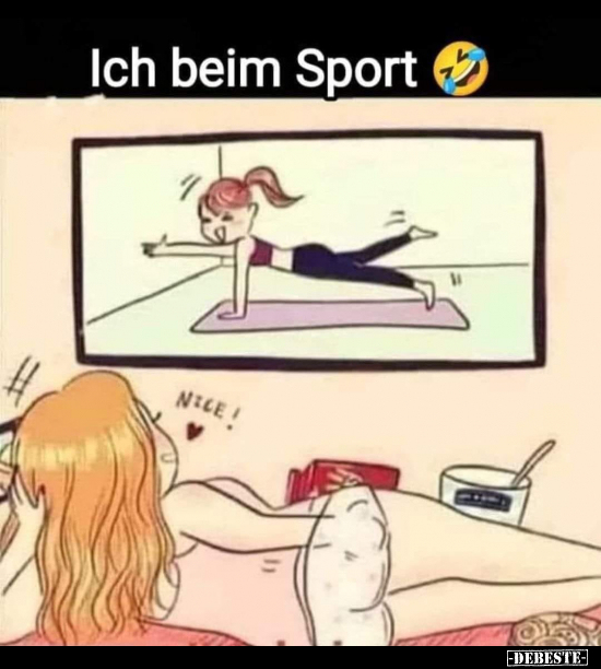 Ich beim Sport.. - Lustige Bilder | DEBESTE.de