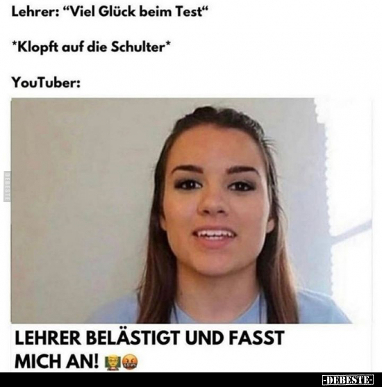 Lehrer: "Viel Glück beim Test".. - Lustige Bilder | DEBESTE.de