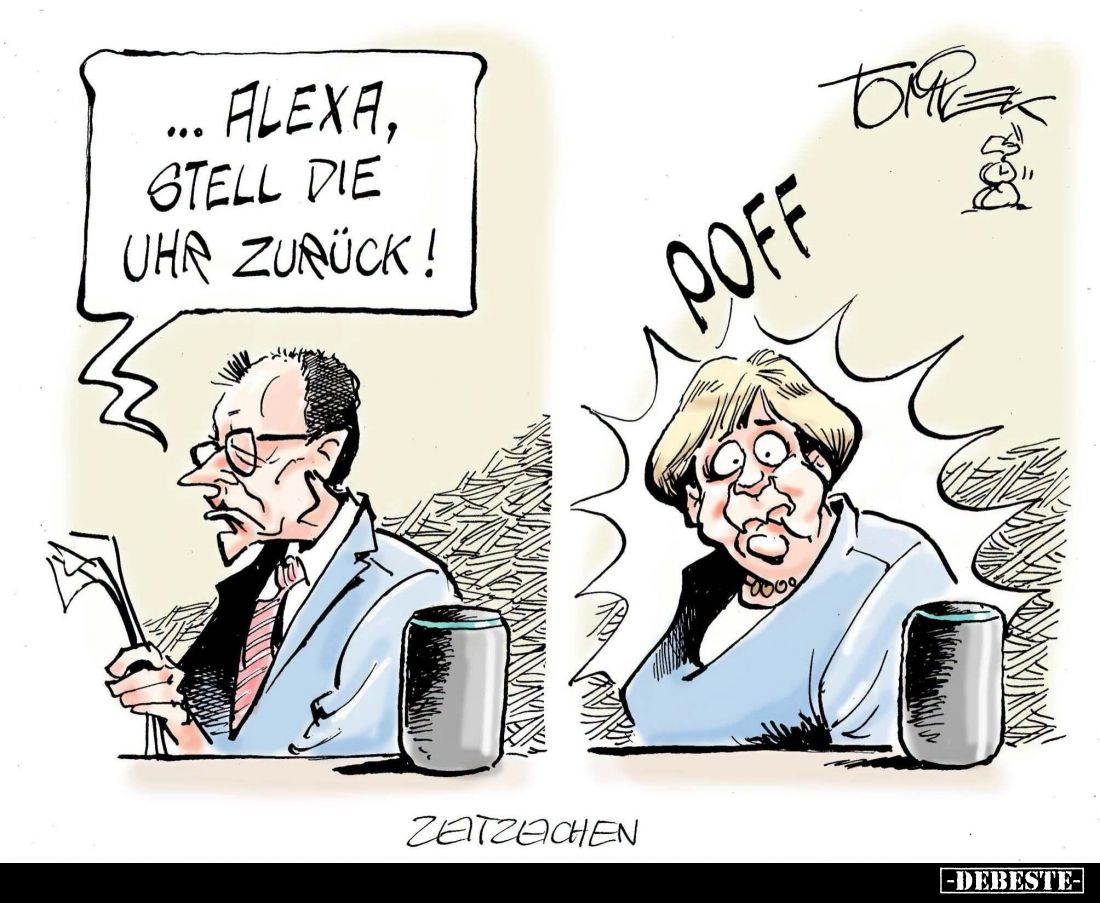 Alexa, stell die Uhr zurück!