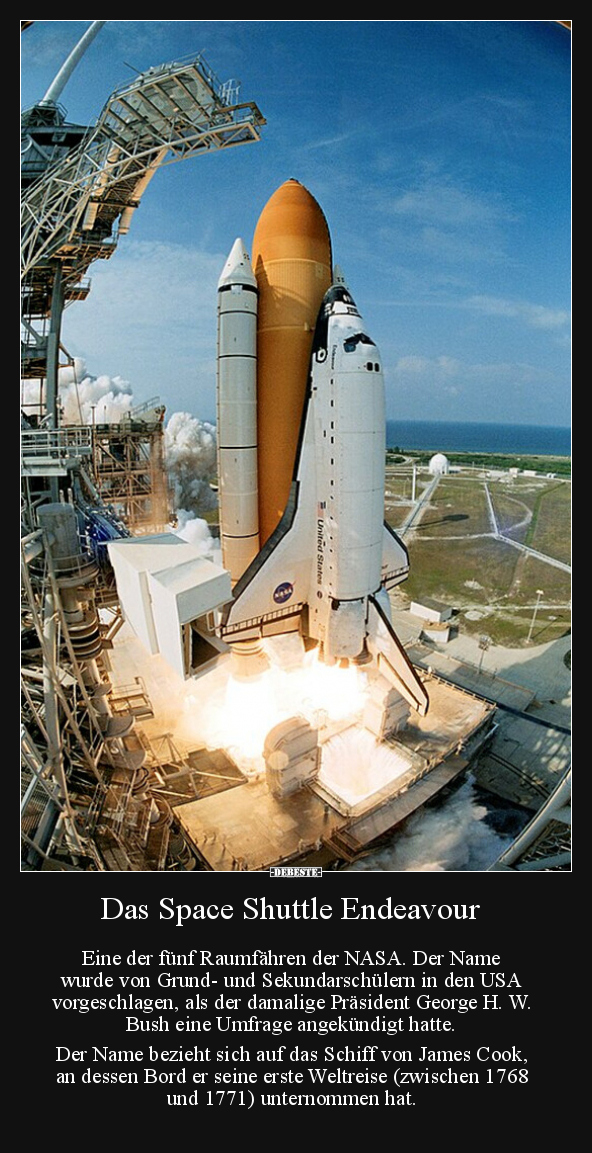 Das Space Shuttle Endeavour.. - Lustige Bilder | DEBESTE.de