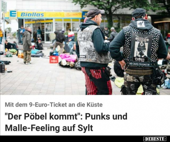 "Der Pöbel kommt": Punks und Malle-Feeling auf Sylt.. - Lustige Bilder | DEBESTE.de