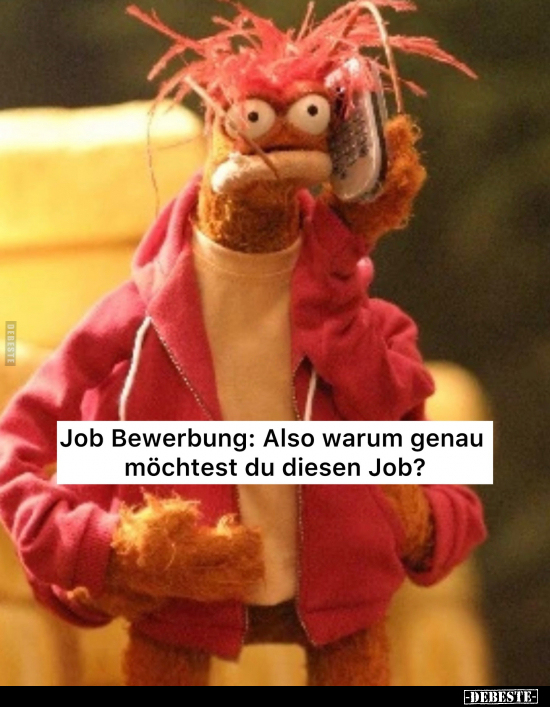 Bewerbung, Genau