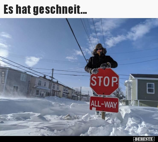 Es hat geschneit... - Lustige Bilder | DEBESTE.de