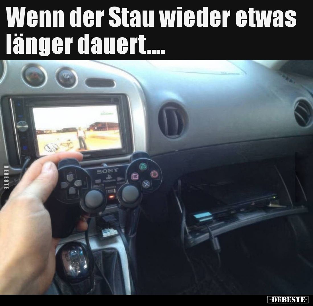 Wenn der Stau wieder etwas länger dauert....