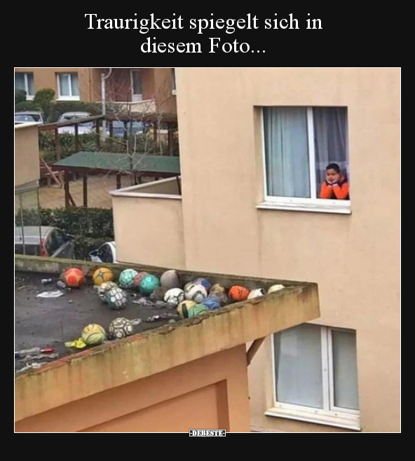 Traurigkeit spiegelt sich in diesem Foto... - Lustige Bilder | DEBESTE.de