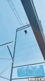 Das nenne ich eine Schaukel..