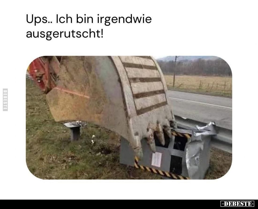 Ups.. Ich bin irgendwie ausgerutscht!