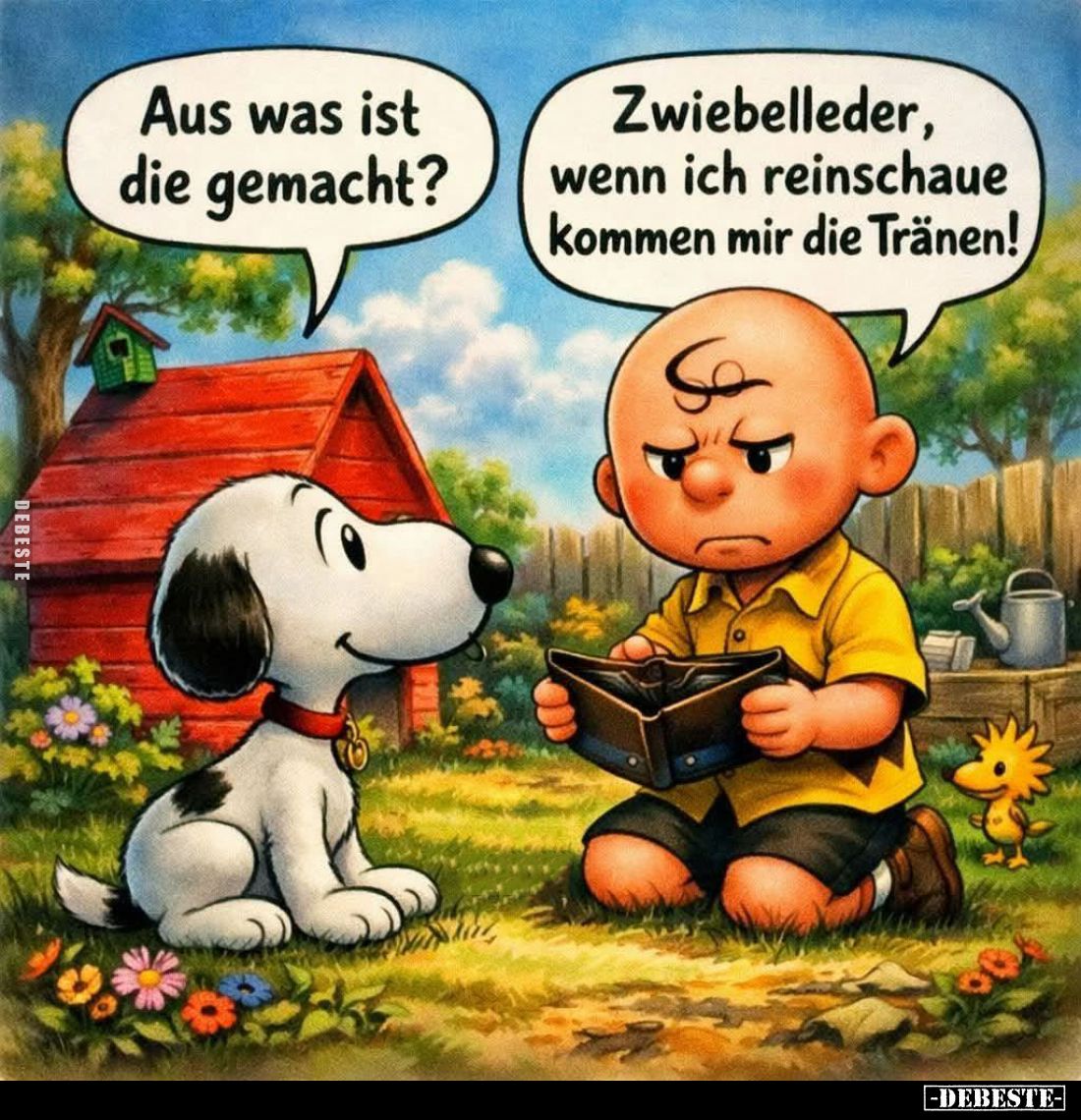 Aus was ist die gemacht? -
Zwiebelleder, wenn ich reinschaue kommen mir die Tränen!