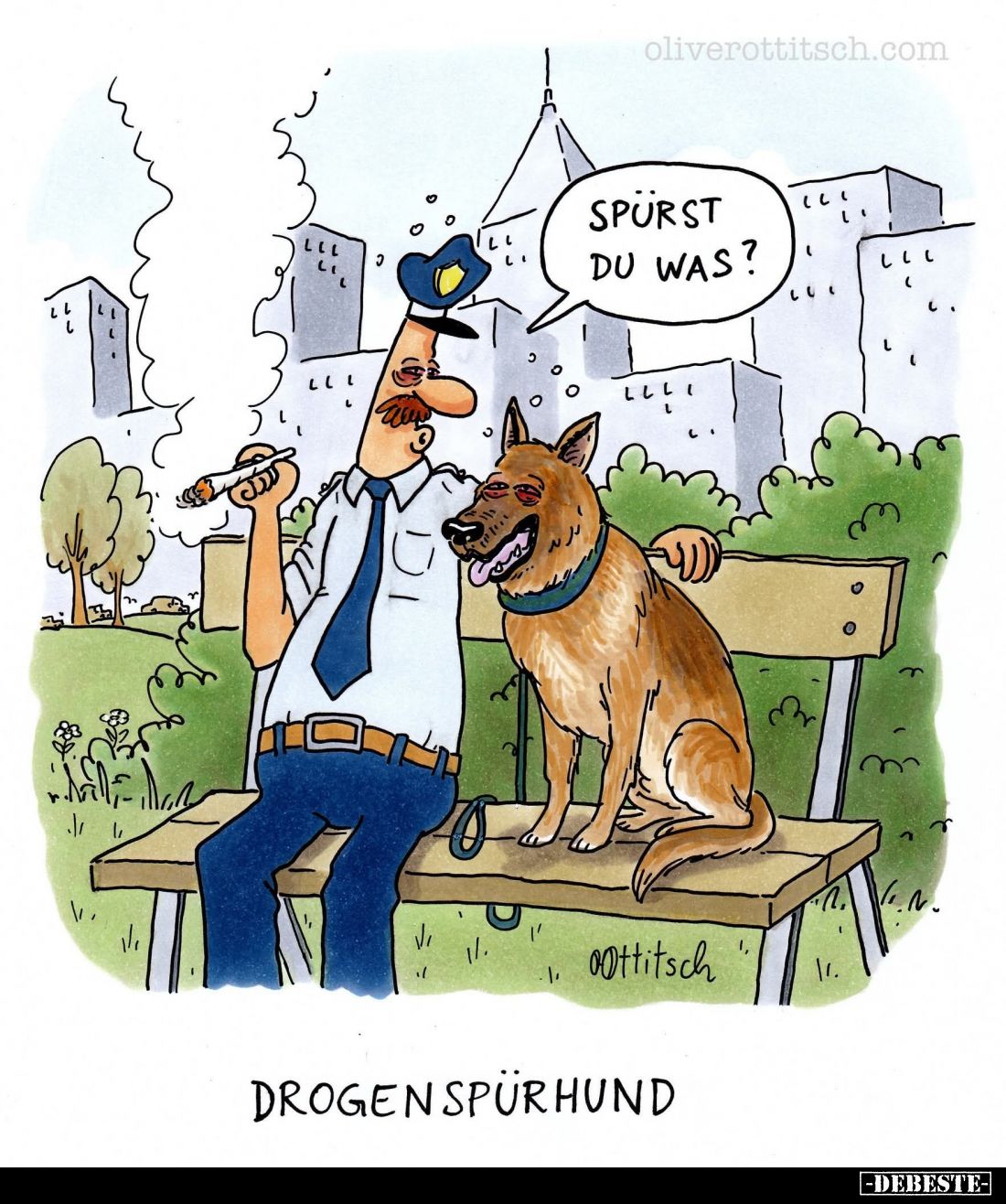 Drogenspürhund: Spürst du was?