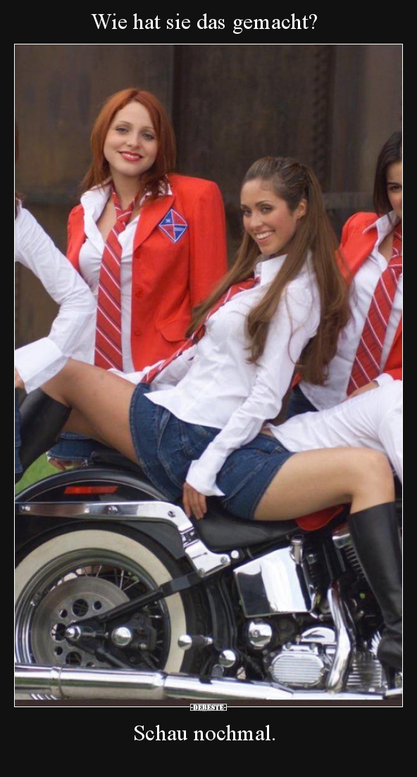 Wie hat sie das gemacht?..