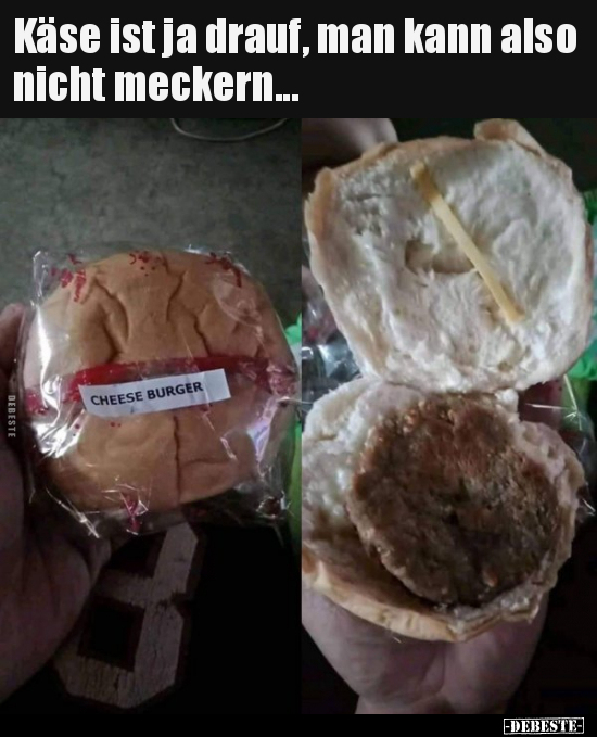 Käse ist ja drauf, man kann also nicht meckern... - Lustige Bilder | DEBESTE.de