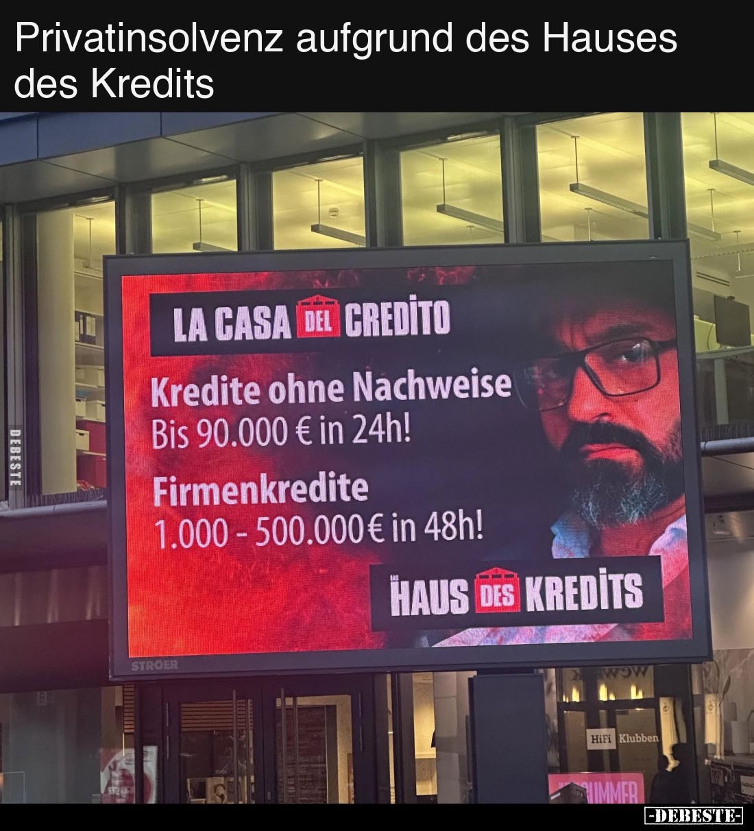 Privatinsolvenz aufgrund des Hauses des Kredits