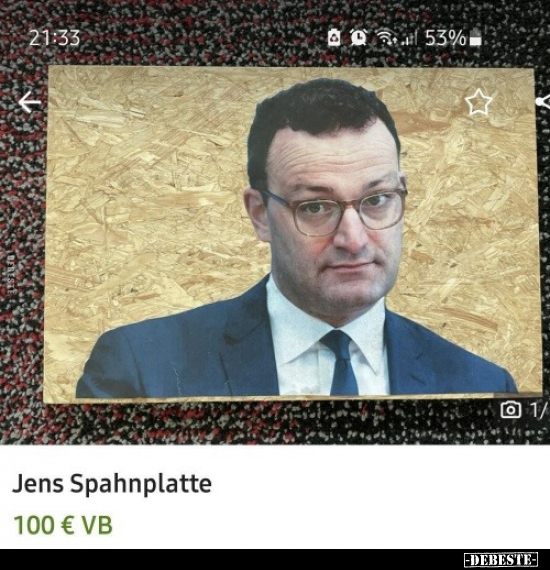 Jens Spahnplatte.. - Lustige Bilder | DEBESTE.de