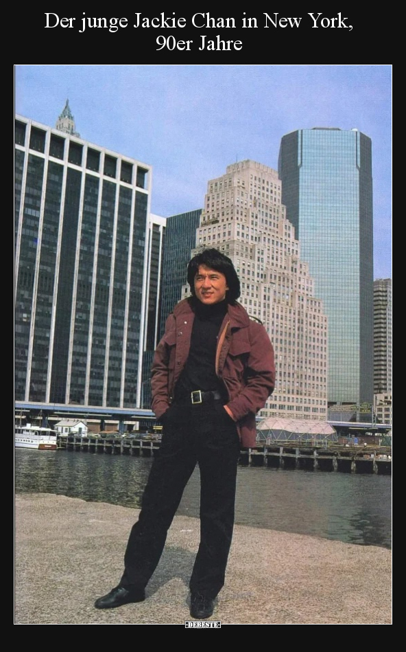 Der junge Jackie Chan in New York, 90er Jahre.. - Lustige Bilder | DEBESTE.de