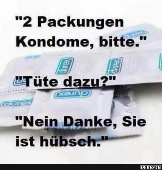 Zwei Packungen Kondome, bitte.. - Lustige Bilder | DEBESTE.de