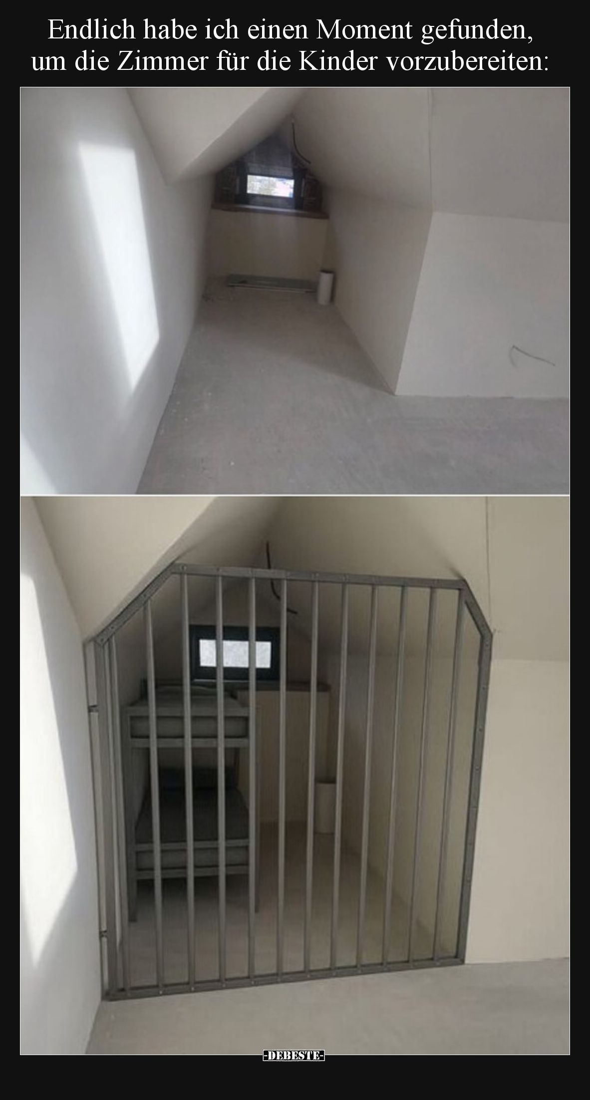 Endlich habe ich einen Moment gefunden, um die Zimmer für die Kinder vorzubereiten: