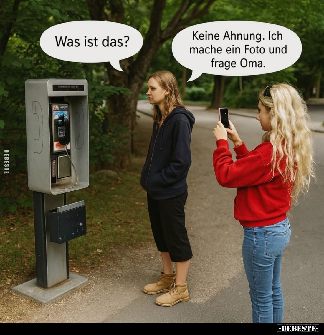 Was ist das?
Keine Ahnung. Ich mache ein Foto und frage Oma.