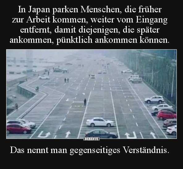 In Japan parken Menschen, die früher zur Arbeit kommen.. - Lustige Bilder | DEBESTE.de