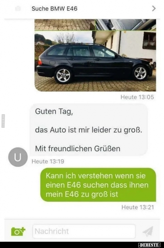 Suche BMW E46.. - Lustige Bilder | DEBESTE.de