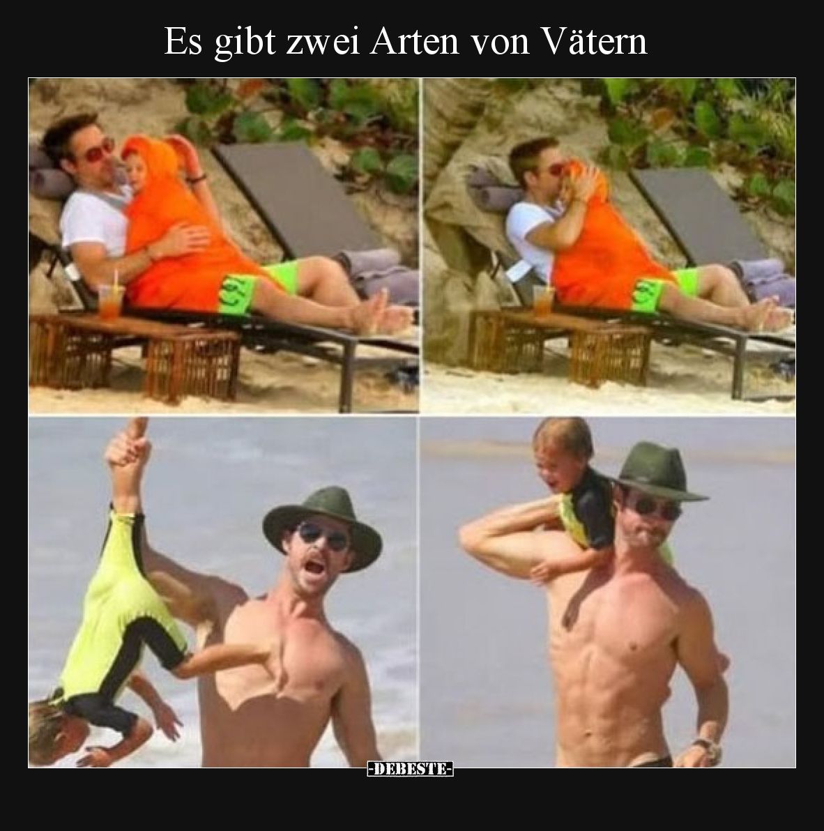 Es gibt zwei Arten von Vätern