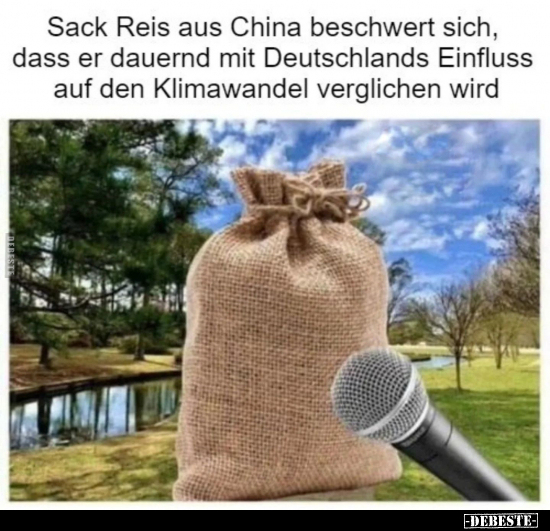 Sack Reis aus China beschwert sich, dass.. - Lustige Bilder | DEBESTE.de