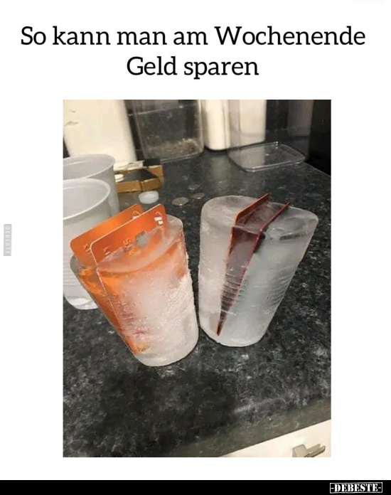 So kann man am Wochenende Geld sparen... - Lustige Bilder | DEBESTE.de