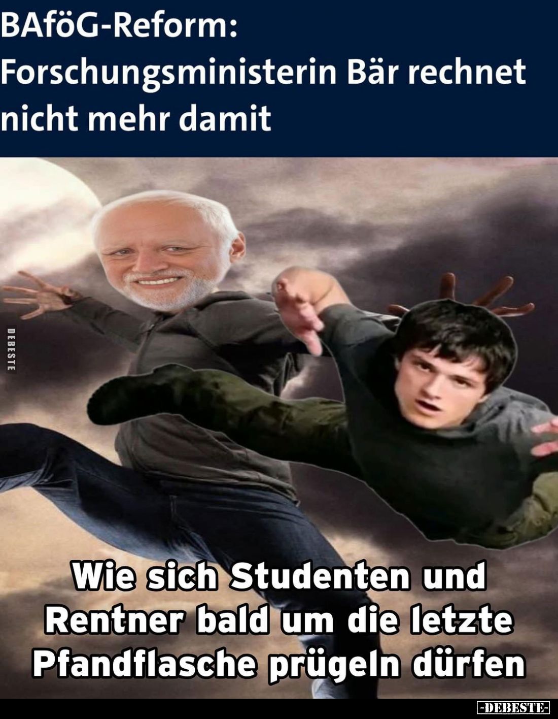 BAföG-Reform:
Forschungsministerin Bär rechnet nicht mehr damit.
-
Wie sich Studenten und Rentner bald um die letzte Pfand...
