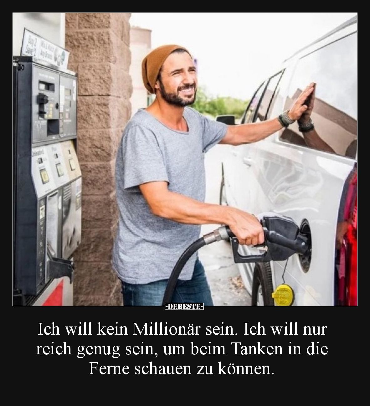 Ich will kein Millionär sein. Ich will nur reich genug.. - Lustige Bilder | DEBESTE.de