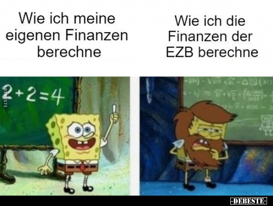 Wie ich meine eigenen Finanzen berechne.. - Lustige Bilder | DEBESTE.de