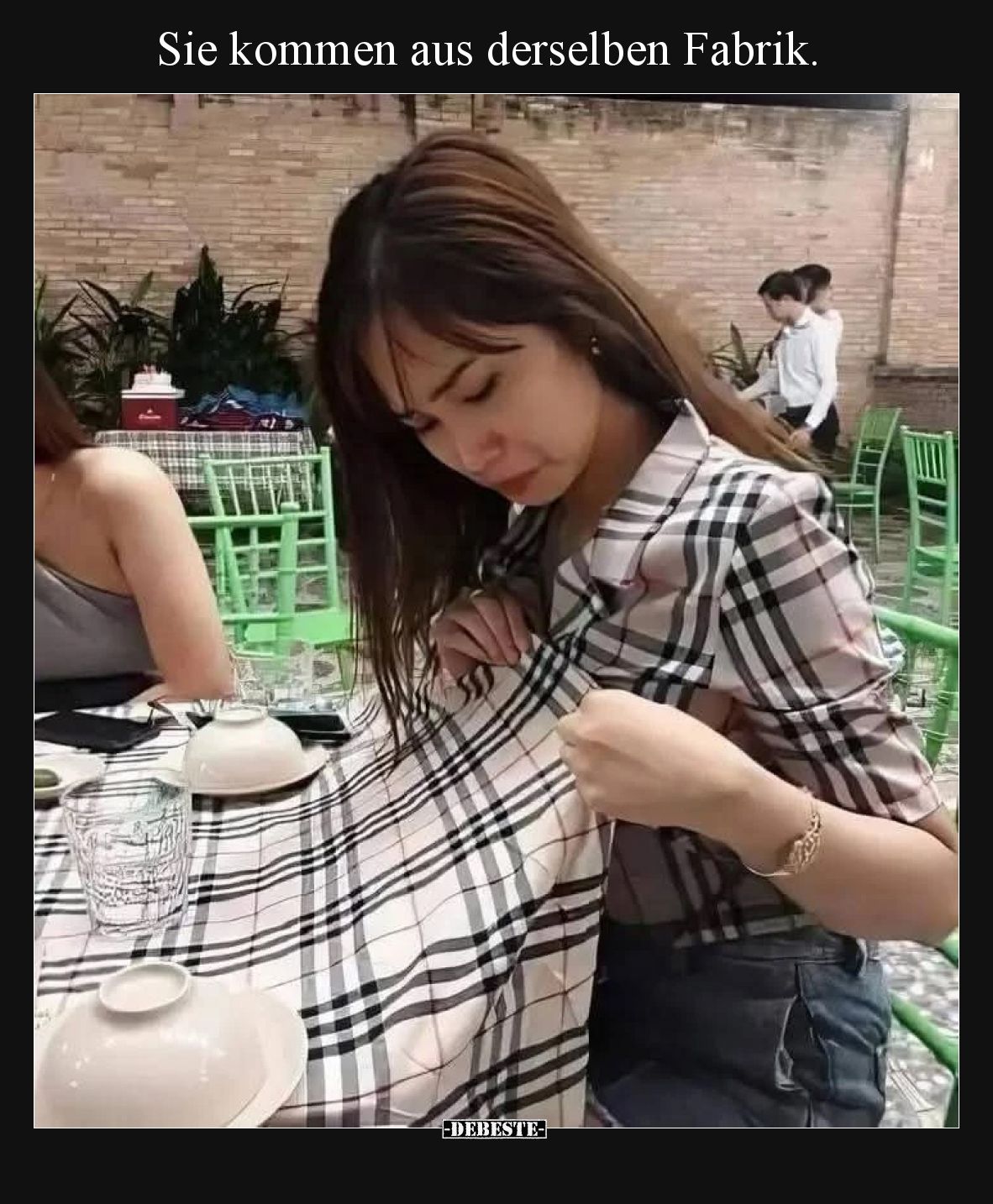 Sie kommen aus derselben Fabrik.