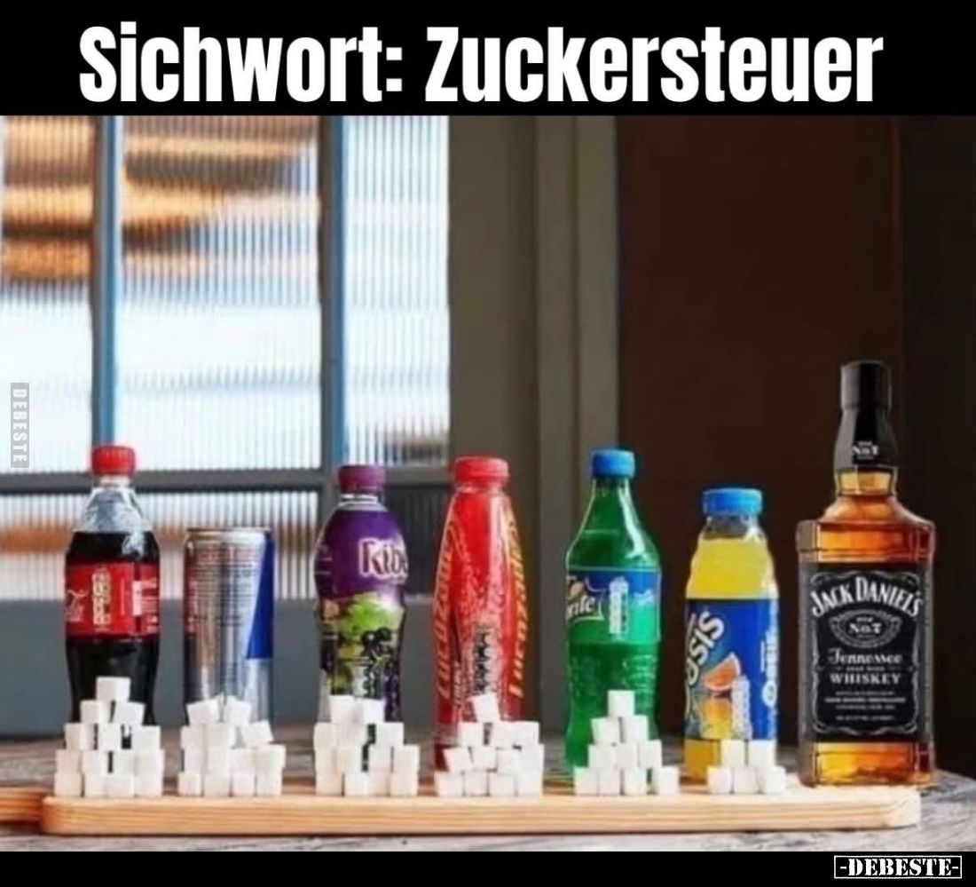 Stichwort: Zuckersteuer.