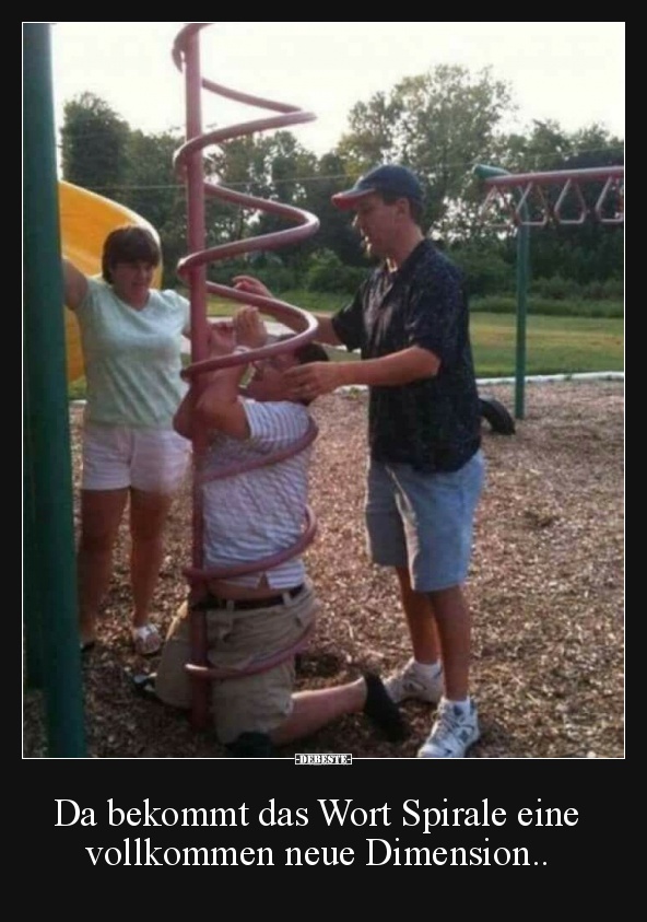 Da bekommt das Wort Spirale eine vollkommen neue Dimension..