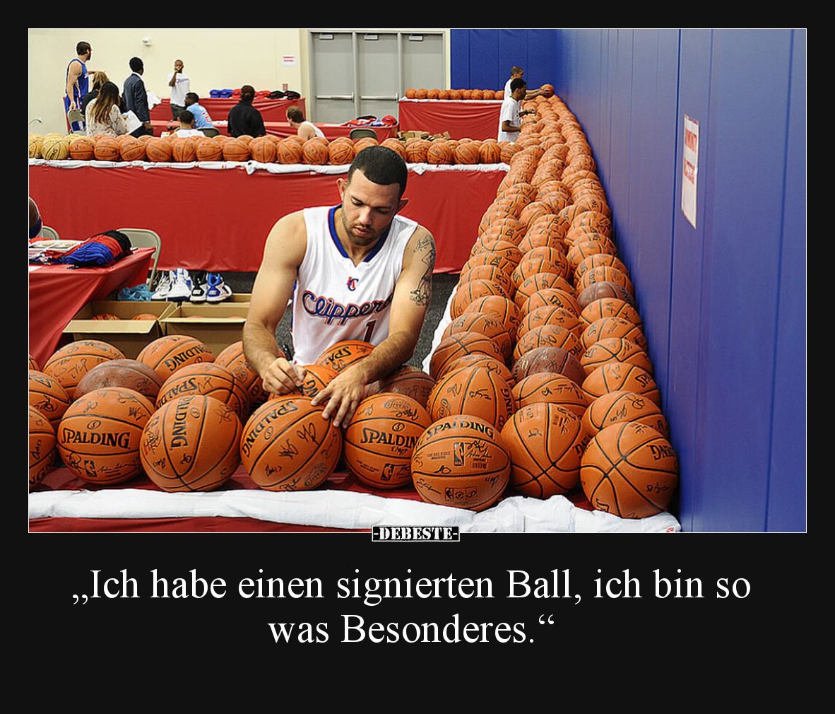 „Ich habe einen signierten Ball, ich bin so was Besonderes.“