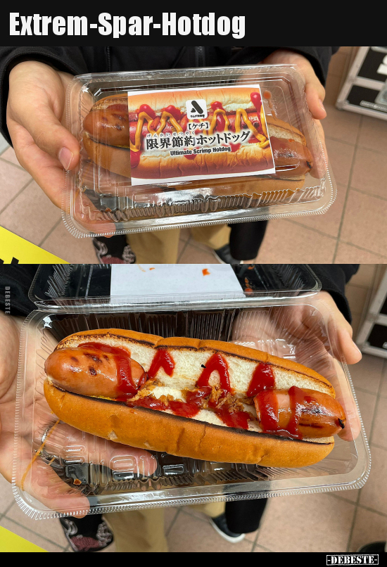 Extrem-Spar-Hotdog.. - Lustige Bilder | DEBESTE.de