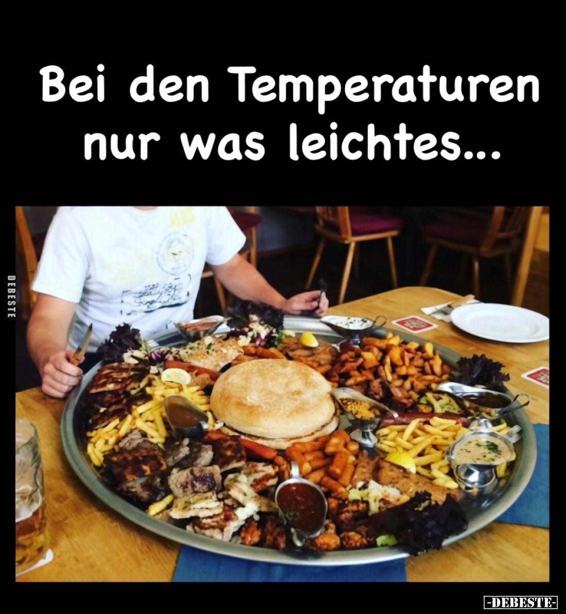Bei den Temperaturen
nur was leichtes...
