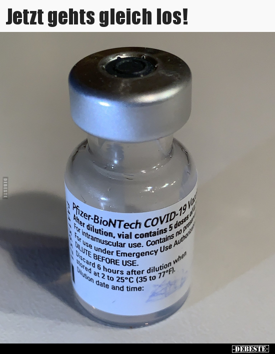 Jetzt gehts gleich los!..