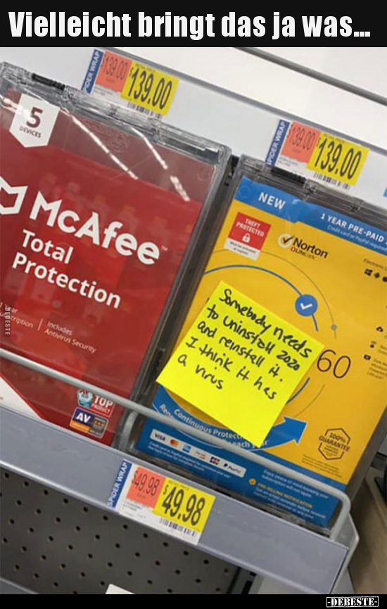 Vielleicht bringt das ja was...