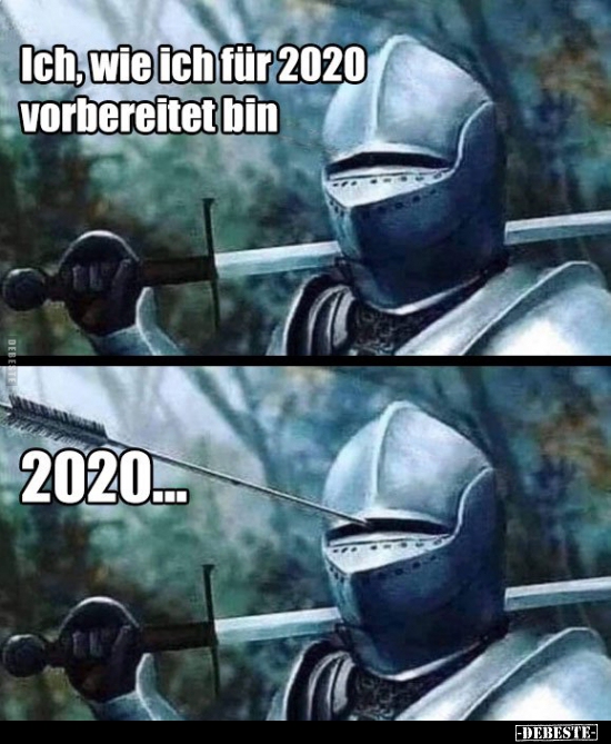 Ich, wie ich für 2020 vorbereitet bin...