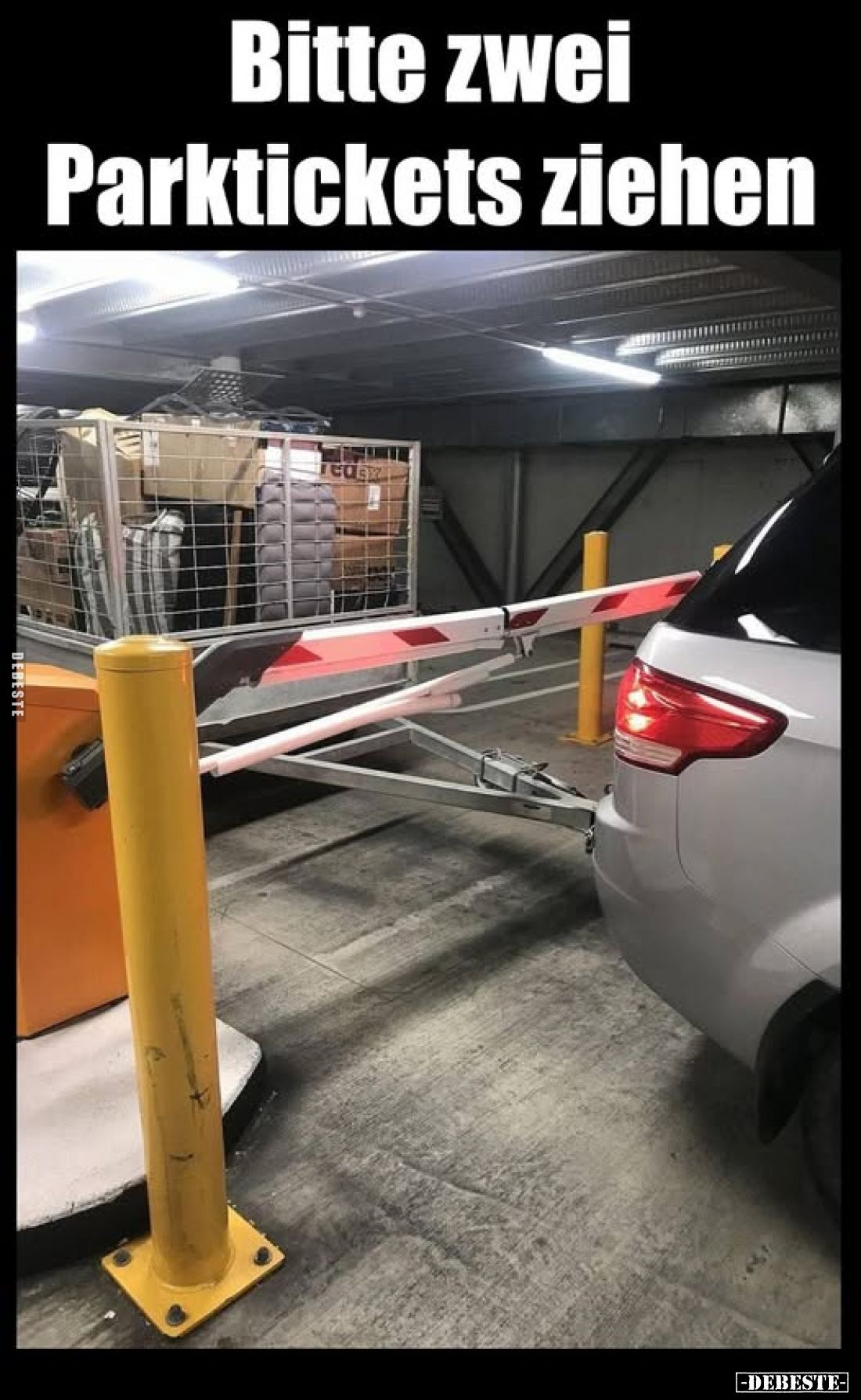 Bitte zwei Parktickets ziehen