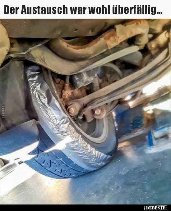 Der Austausch war wohl überfällig...