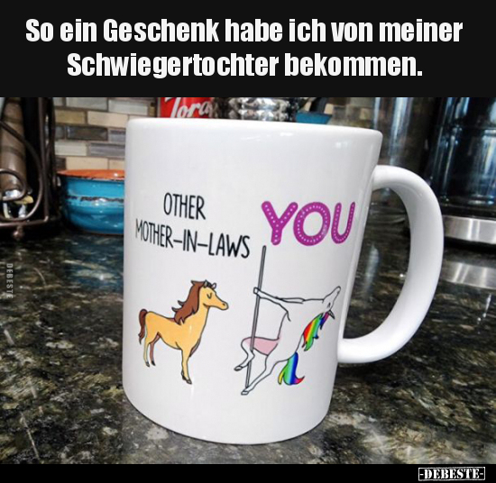 So ein Geschenk habe ich von meiner Schwiegertochter.. - Lustige Bilder | DEBESTE.de