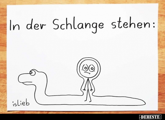 In der Schlange stehen.. - Lustige Bilder | DEBESTE.de