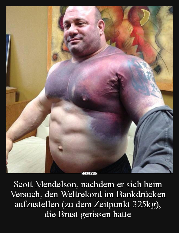 Scott Mendelson, nachdem er sich beim Versuch, den.. - Lustige Bilder | DEBESTE.de