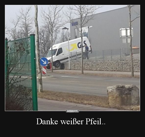 Danke weißer Pfeil..